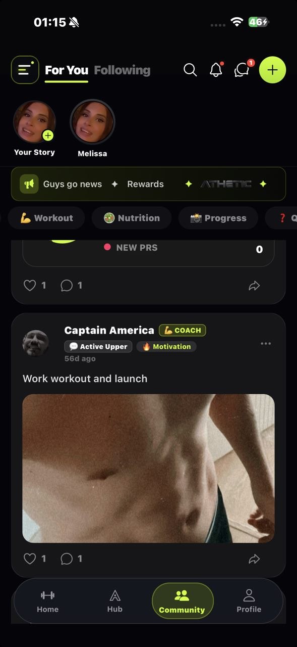 Social Community Feed & 24h Stories